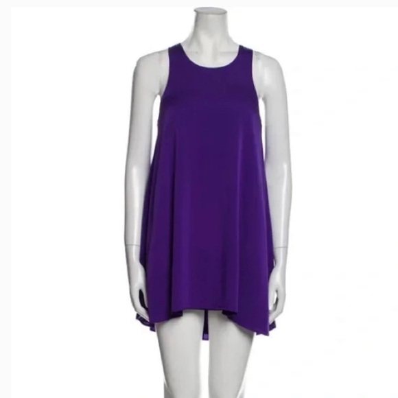 Alice + Olivia Trina Tunic Dress Purple - Picture 5 of 7